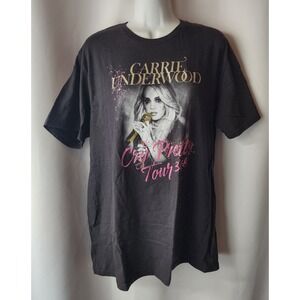 Carrie Underwood T-Shirt Womens Size L‎ Black The Cry Pretty 360 Tour 2022